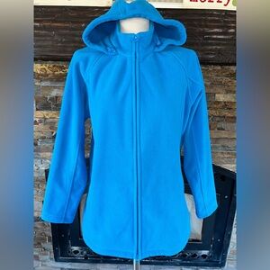 DULUTH Shoreline Windproof Blue Fleece Jacket Medium